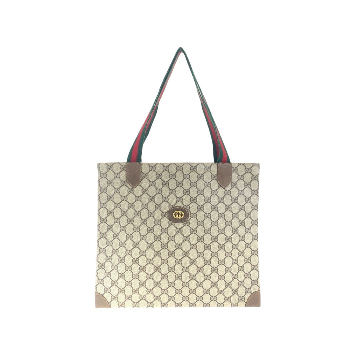 18088
GUCCI グッチ ヴィンテージ シェリーライン オールドグッチ ベージュ ブラウン ゴールド金具 GGスプリームキャンバス 002.63.0048 トートバッグ ショルダーバック  レディース ABP40
