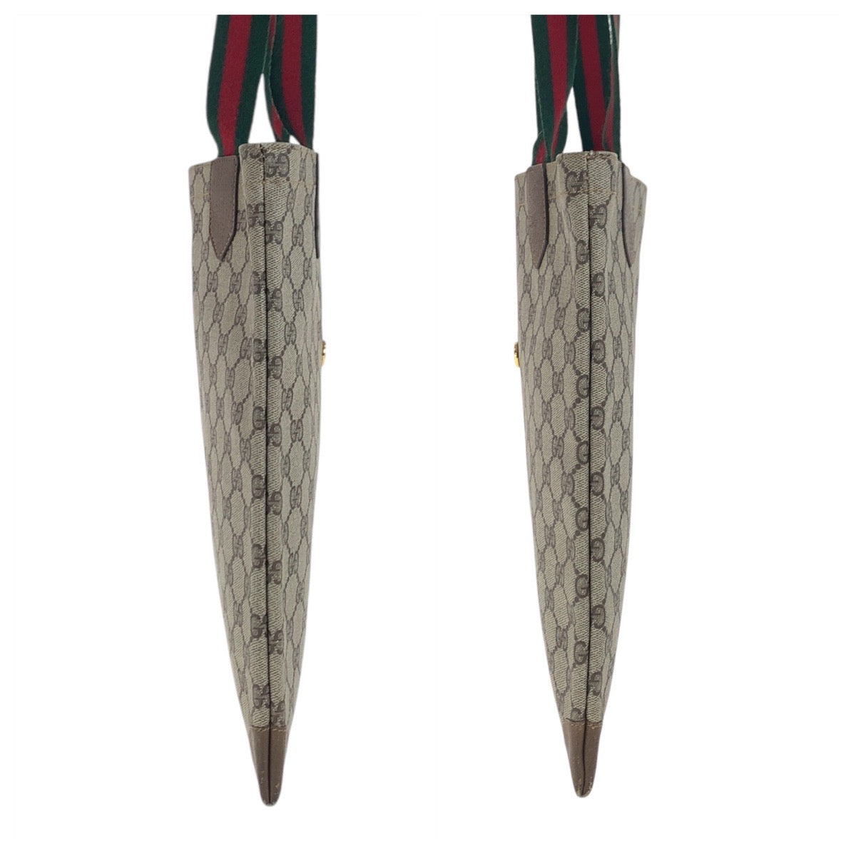 18088
GUCCI グッチ ヴィンテージ シェリーライン オールドグッチ ベージュ ブラウン ゴールド金具 GGスプリームキャンバス 002.63.0048 トートバッグ ショルダーバック  レディース ABP40