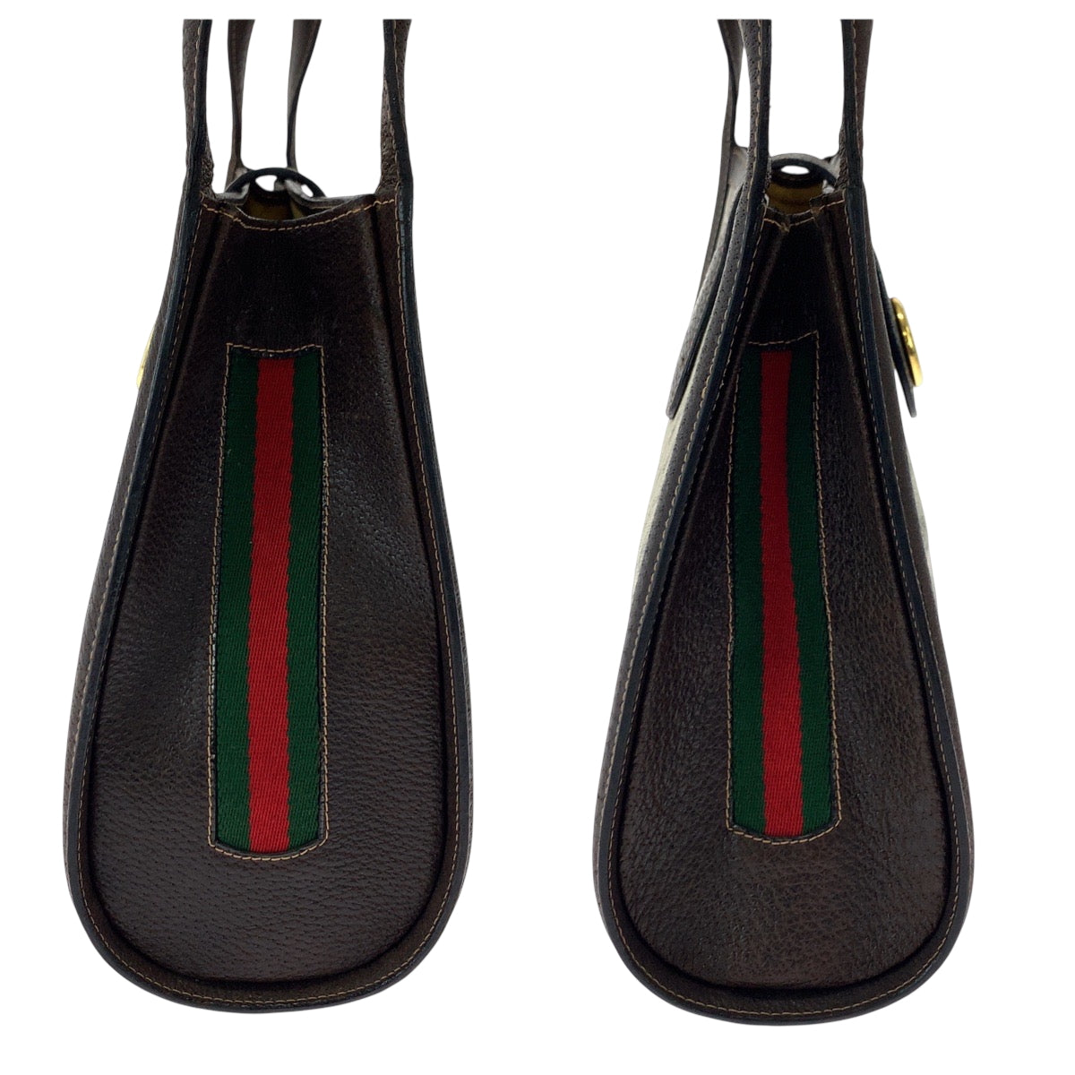 18091
GUCCI グッチ オールドグッチ ベージュ ブラウン ゴールド金具 GGスプリームキャンバス ショルダーバッグ 肩掛け  レディース ABP40