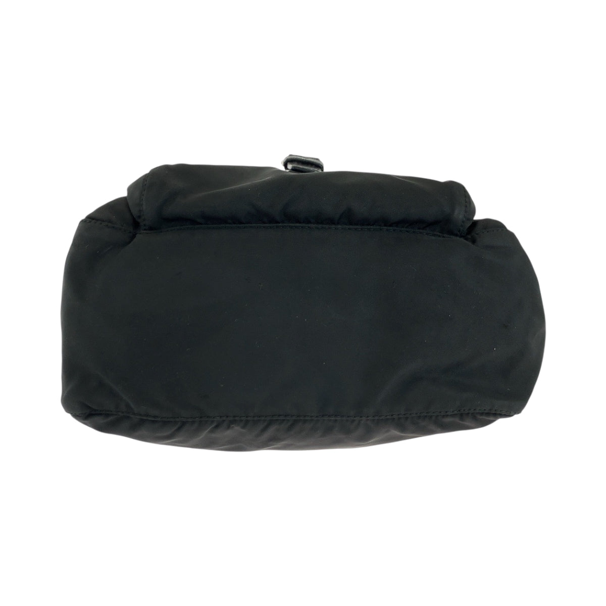 18093
PRADA プラダ テスート 三角ロゴプレート ブラック 黒　シルバー金具 ナイロン ショルダーバッグ ポシェット  レディース AB39