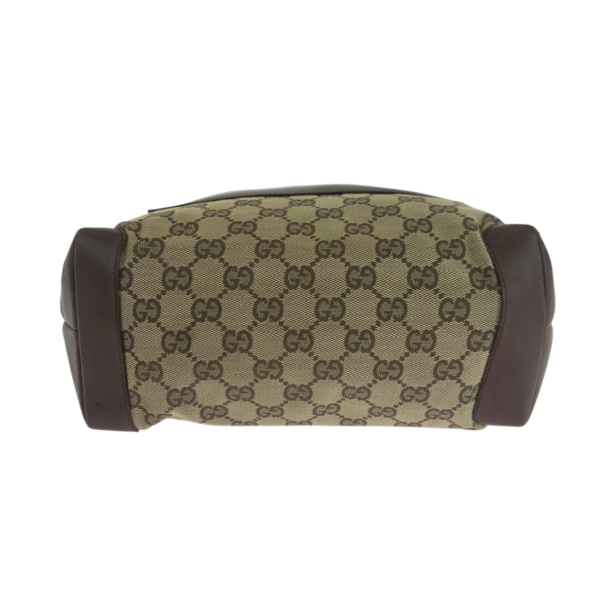 18103
GUCCI グッチ ブラウン ベージュ シルバー金具 GGキャンバス 019 0402 トートバッグ ショルダーバッグ  レディース AB25
