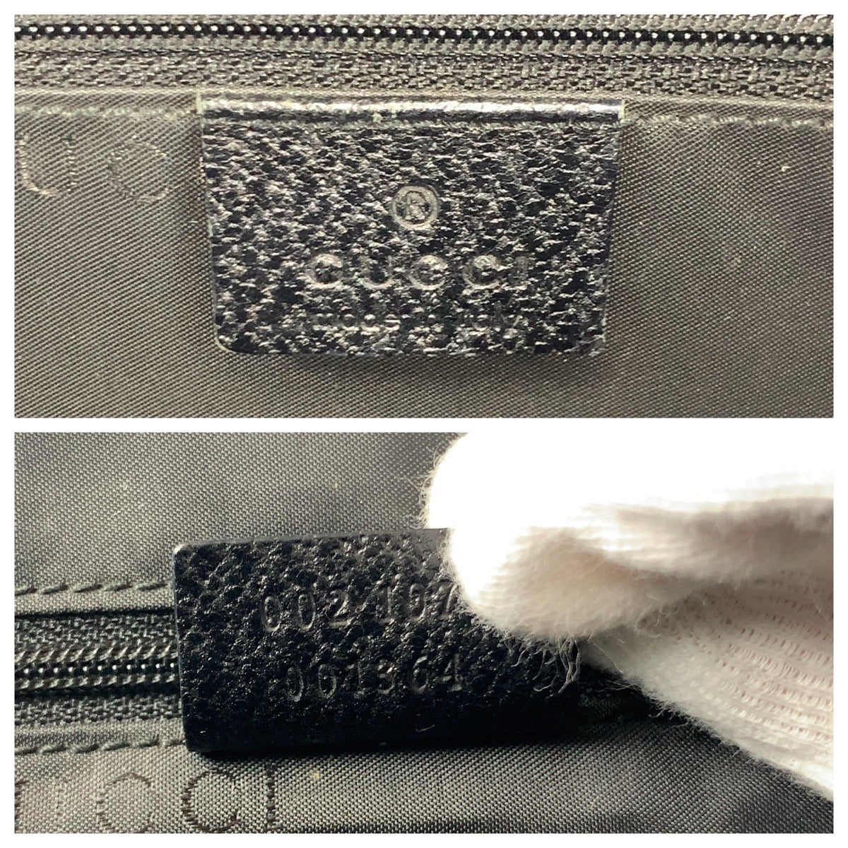 18105
GUCCI グッチ ジャッキー ブラック 黒 シルバー金具 レザー 002 1074 トートバッグ ショルダーバッグ  レディース ABP56