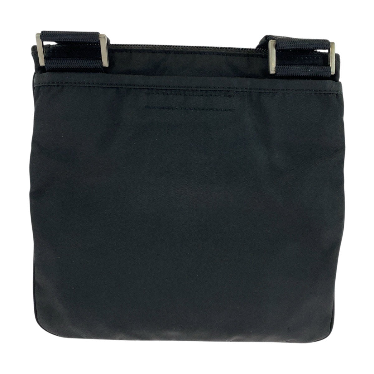 18122
PRADA SPORTS プラダスポーツ テスート ブラック 黒 シルバー金具 ナイロン ショルダーバッグ ポシェット  レディース
