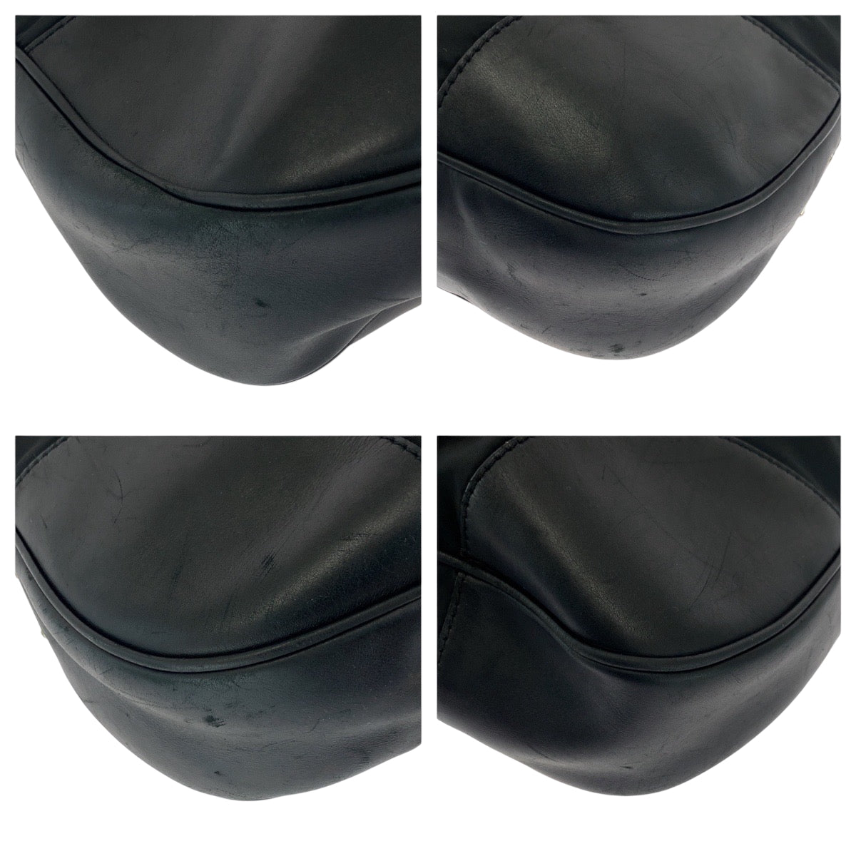 18126
PRADA プラダ テスート 三角ロゴプレート ブラック 黒 シルバー金具 ナイロン / レザー ホーボー ショルダーバッグ 肩掛け  レディース ABP40