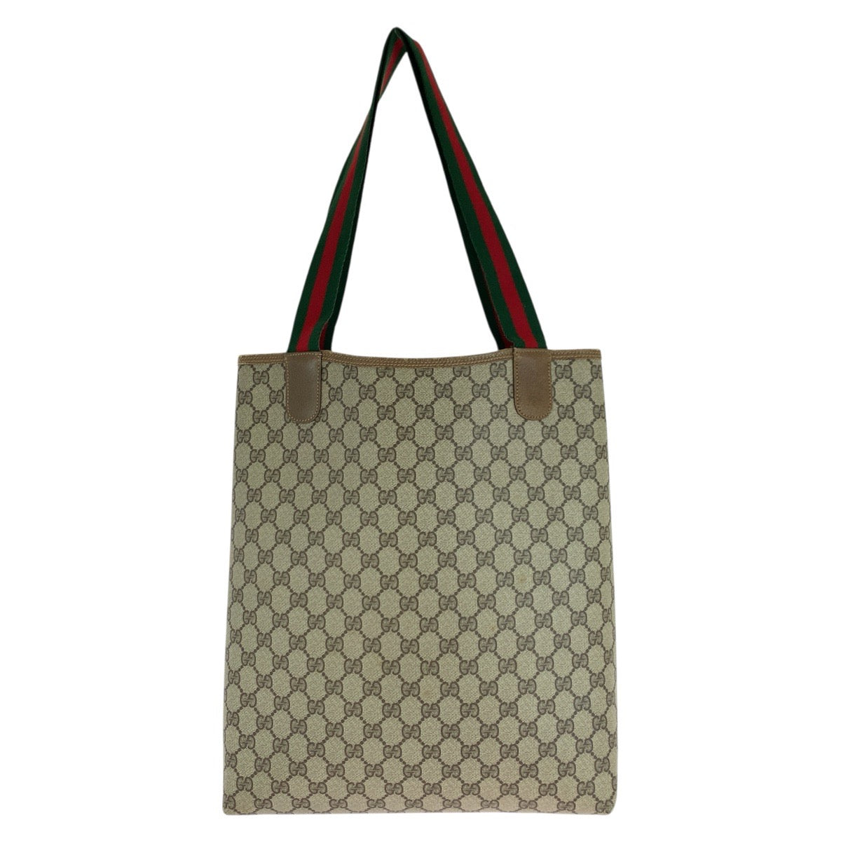 18130
GUCCI グッチ シェリーライン オールドグッチ ベージュ ブラウン GGスプリームキャンバス / レザー 39 02 003 トートバッグ ショルダーバッグ  レディース ABP32