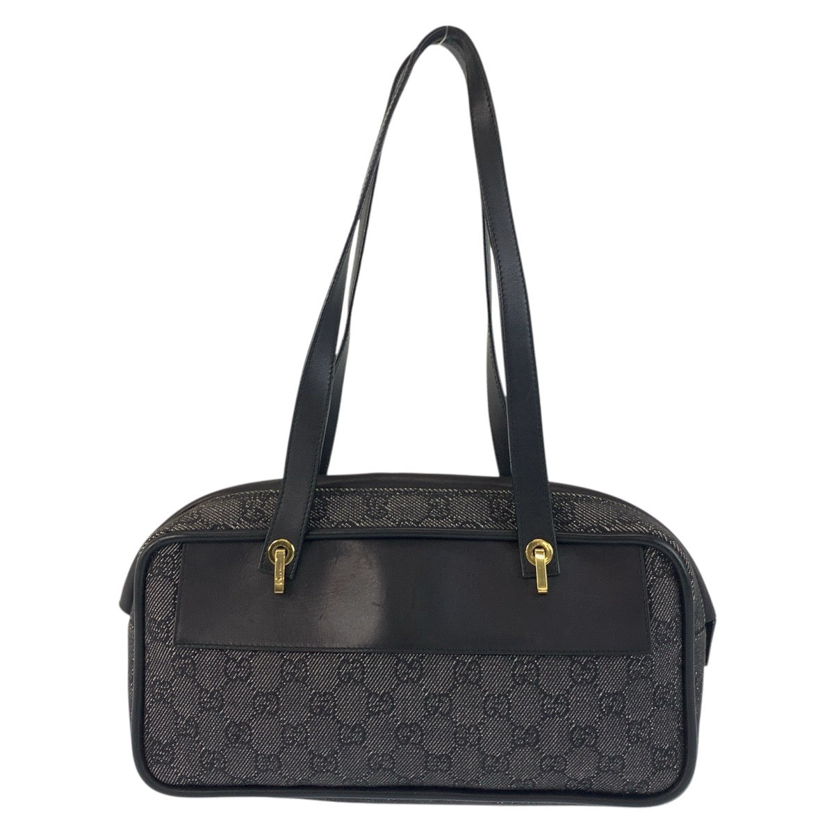 18131
GUCCI グッチ ブラック 黒 ゴールド金具 GGキャンバス / レザー 92729 ショルダーバッグ  レディース ABP39