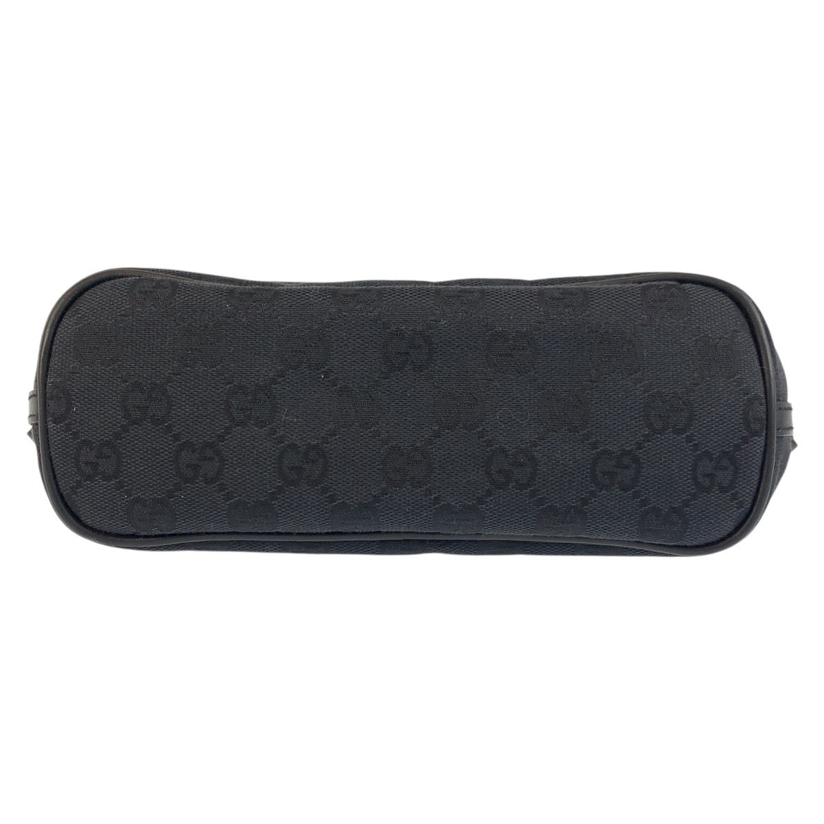 18140
GUCCI グッチ ブラック 黒 シルバー金具 GGキャンバス / レザー 039 1103 ハンドバッグ アクセサリーポーチ  レディース ABP38