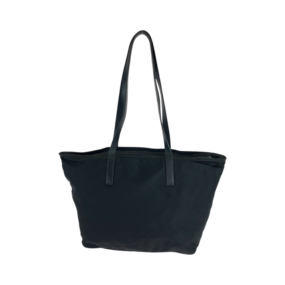 18141
PRADA プラダ テスート 三角ロゴプレート ブラック 黒 シルバー金具 ナイロン トートバッグ ショルダーバッグ  レディース ABP34