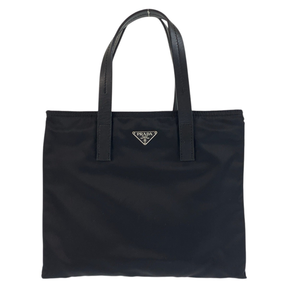 18145
PRADA プラダ テスート 三角ロゴプレート ナイロン / レザー トートバッグ ハンドバッグ  レディース A40