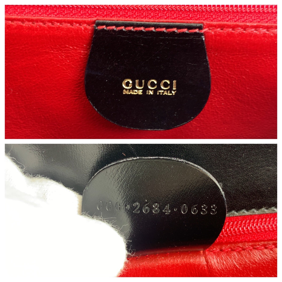 18148
GUCCI グッチ ヴィンテージ バンブー ブラック 黒 ゴールド金具 レザー 000 2684 ハンドバッグ ショルダーバッグ 2way  レディース ABP110