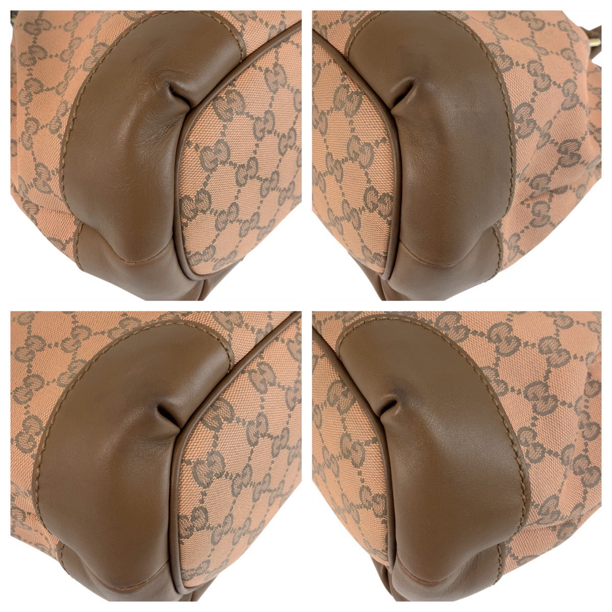 18150
GUCCI グッチ スーキー ピンク ブラウン ゴールド金具 GGキャンバス / レザー 247902 ショルダーバッグ トートバッグ 2way  レディース ABP48
