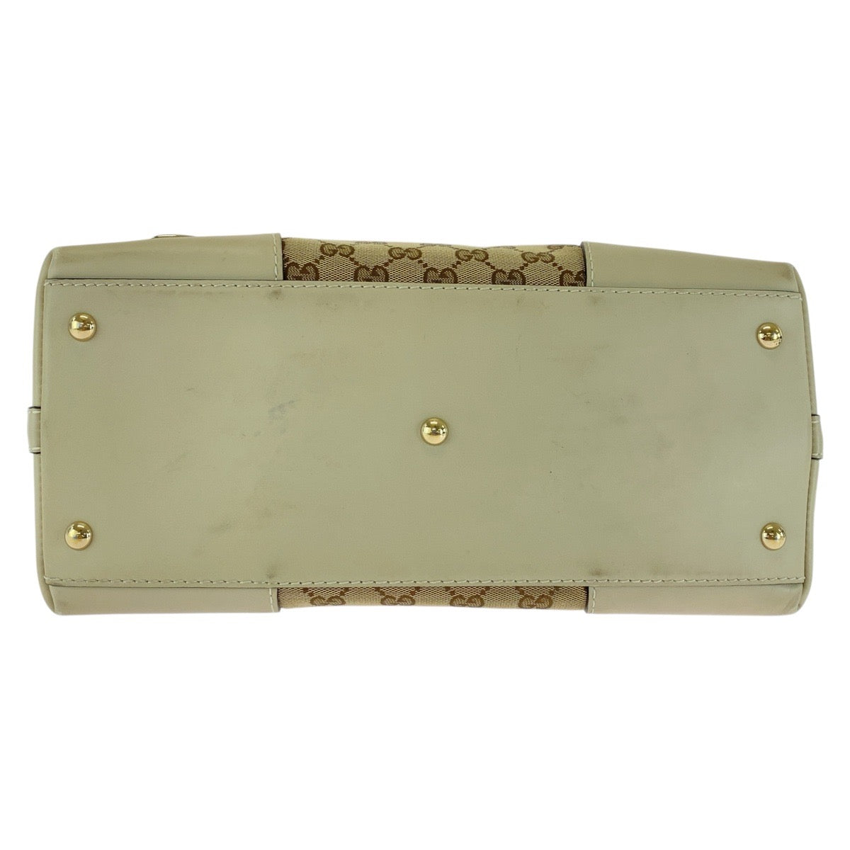 18151
GUCCI グッチ ラブリー ベージュ アイボリー ゴールド金具 GGキャンバス / レザー 257070 ホーボー ショルダーバッグ  レディース ABP48