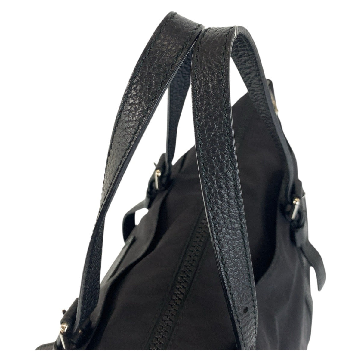 18157
GUCCI グッチ GG柄 ブラック 黒 シルバー金具 ナイロン 387067 トートバッグ ショルダーバッグ 2way ビジネスバッグ  メンズ A62