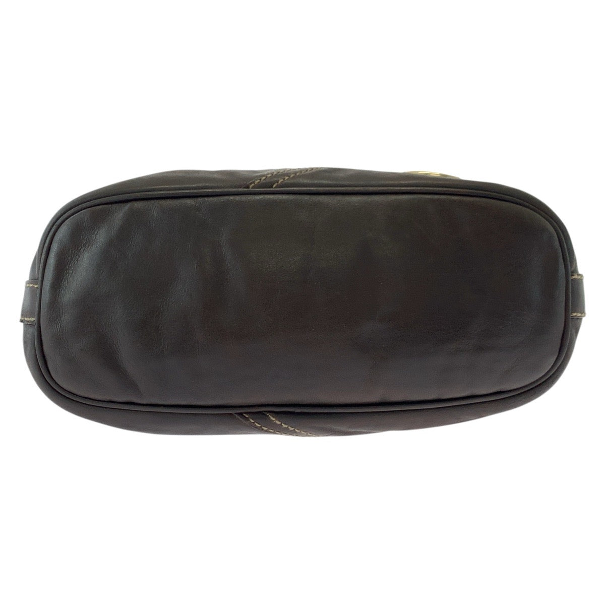 18158
GUCCI グッチ インターロッキング ブラウン ゴールド金具 レザー 182491 ショルダーバッグ  レディース ABP35