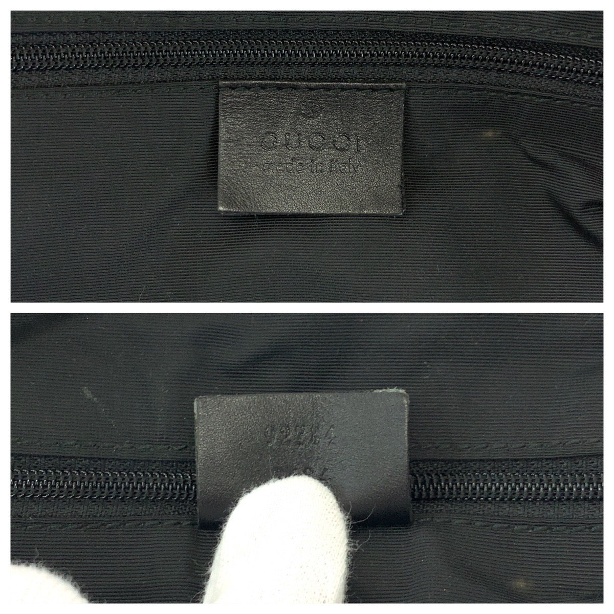 18161
GUCCI グッチ ブラック 黒 ゴールド金具 GGキャンバス 92734 ショルダーバッグ ボストンバッグ ハンドバッグ  レディース A48