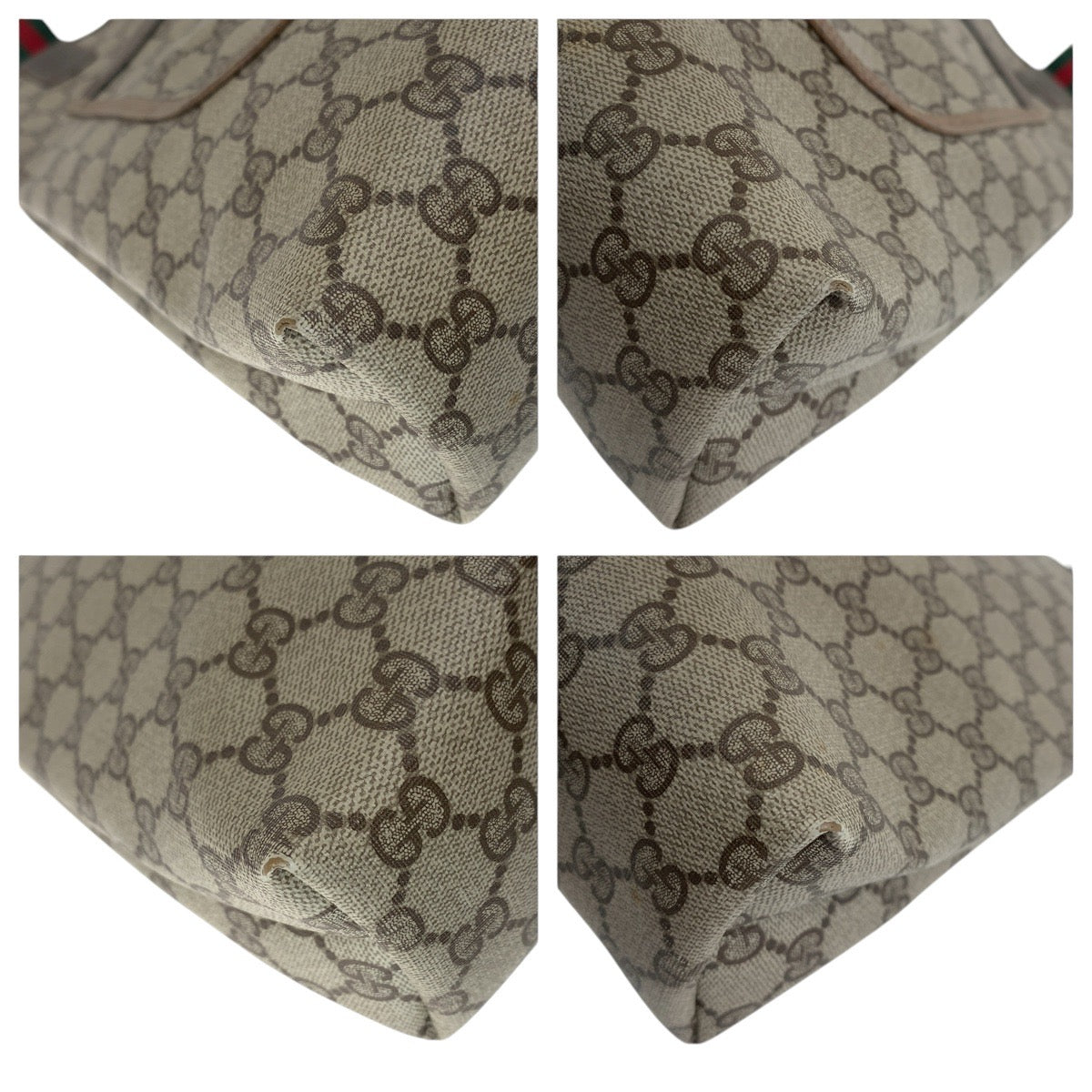18163
GUCCI グッチ ヴィンテージ オールドグッチ シェリーライン ブラウン ゴールド金具 GGスプリームキャンバス / レザー 902 02 003 トートバッグ ショルダーバッグ 男女兼用  レディース