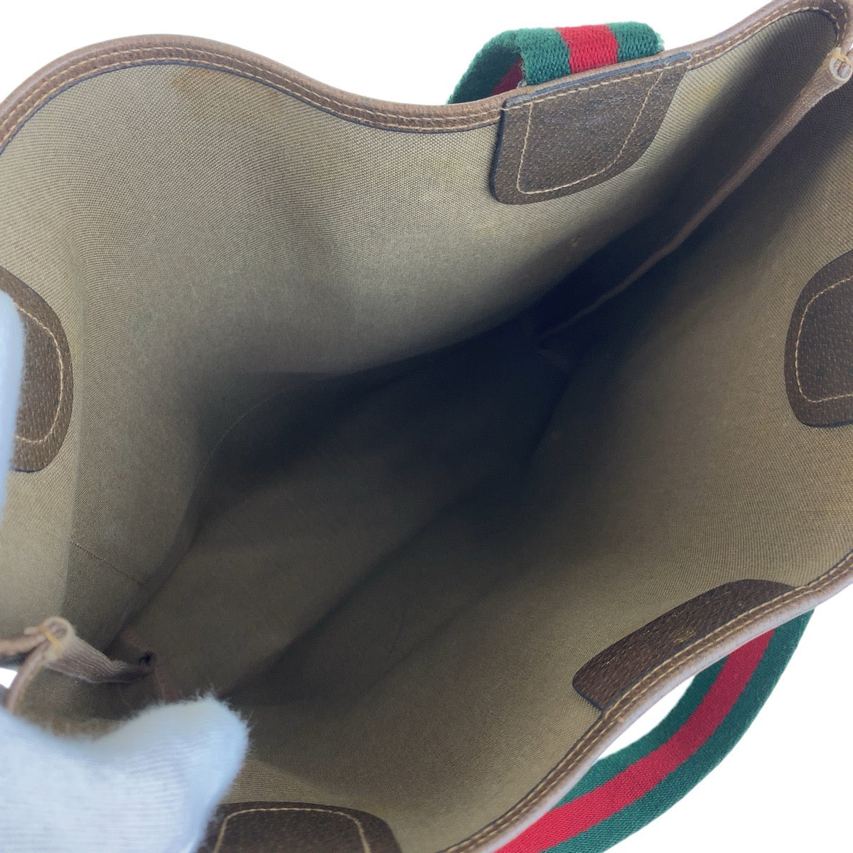 18163
GUCCI グッチ ヴィンテージ オールドグッチ シェリーライン ブラウン ゴールド金具 GGスプリームキャンバス / レザー 902 02 003 トートバッグ ショルダーバッグ 男女兼用  レディース