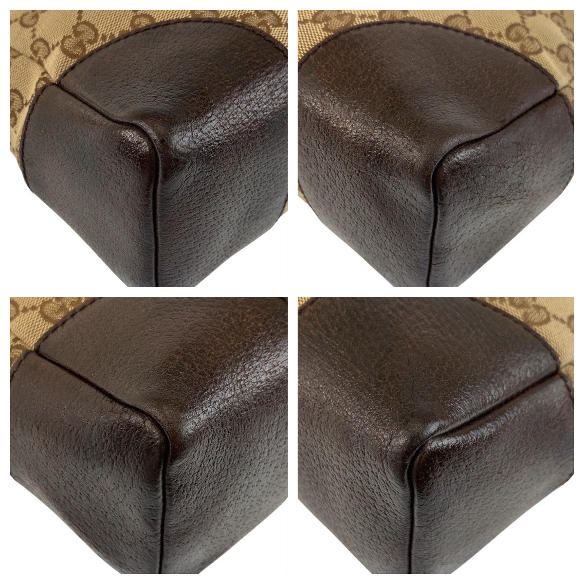 18166
GUCCI グッチ ベージュ ブラウン GGキャンバス / レザー 114273 ショルダーバッグ メッセンジャーバッグ レディース ABP43