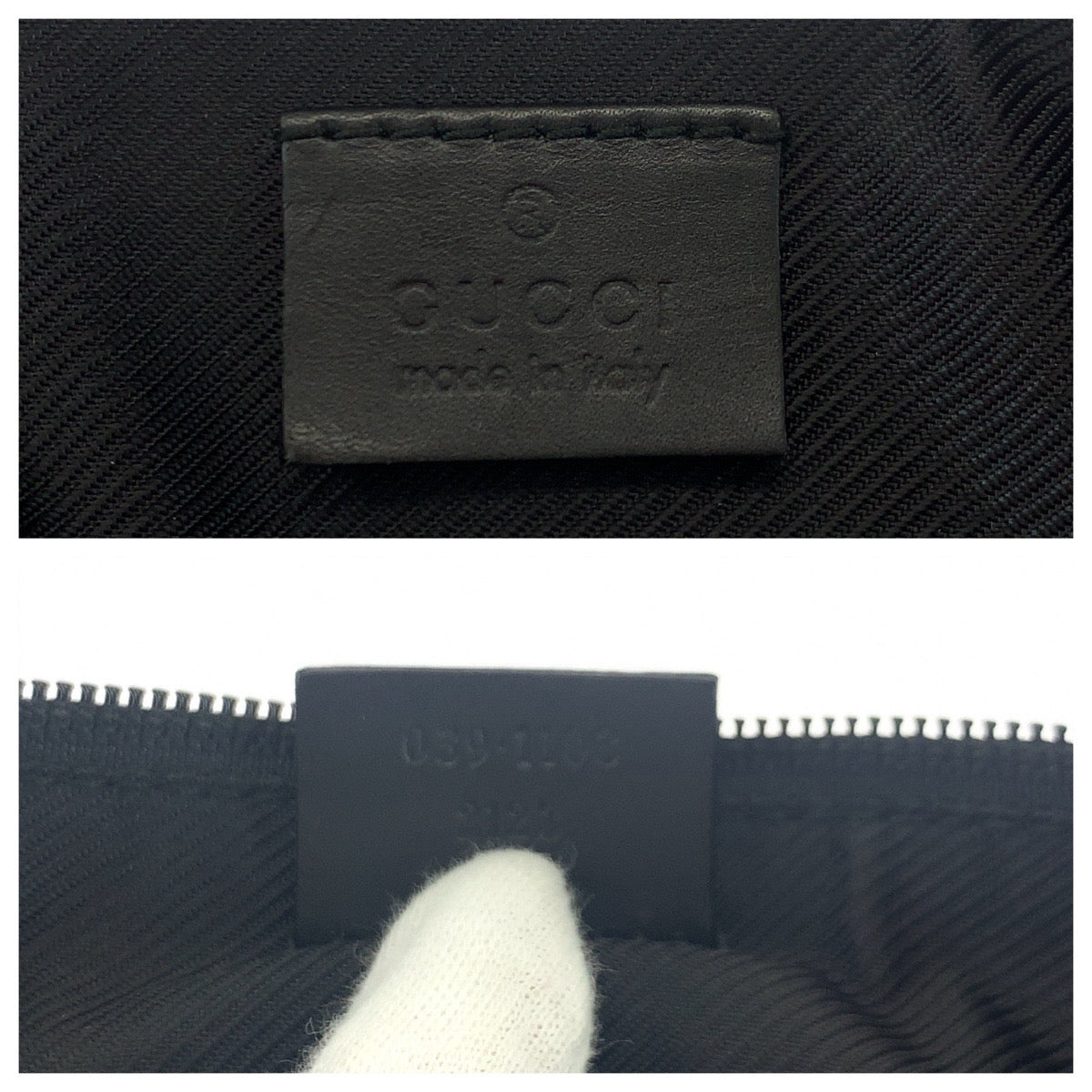 18179
GUCCI グッチ ベージュ ブラック ゴールド金具 GGキャンバス 039 1103 ハンドバッグ アクセサリーポーチ レディース A39