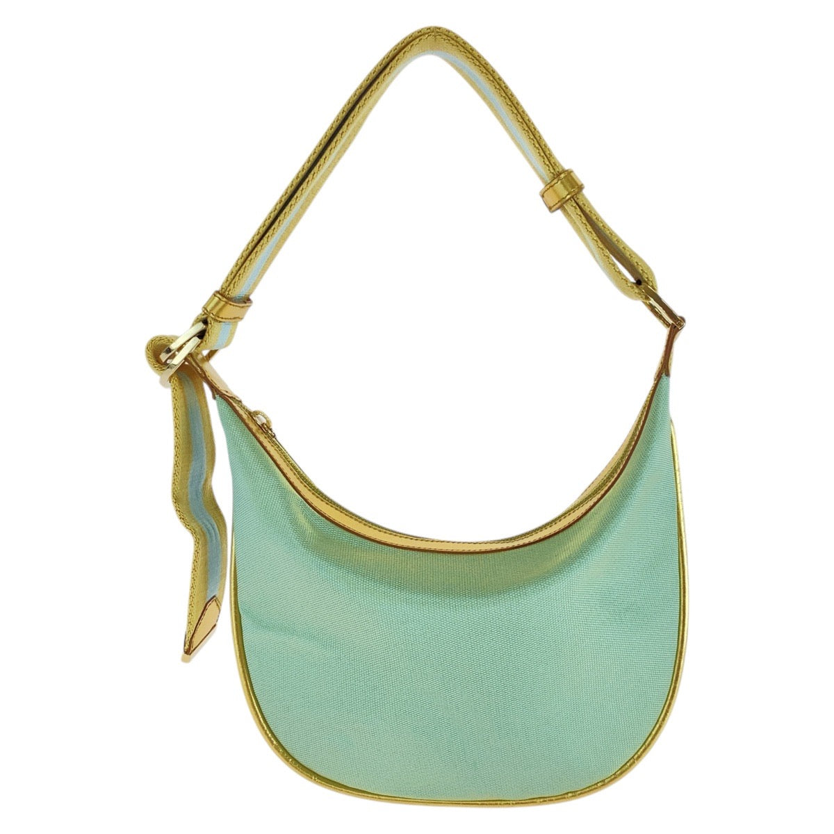 18180
GUCCI グッチ シェリーライン グリーン ゴールド キャンバス 001 4186 ホーボー ショルダーバッグ レディース A54