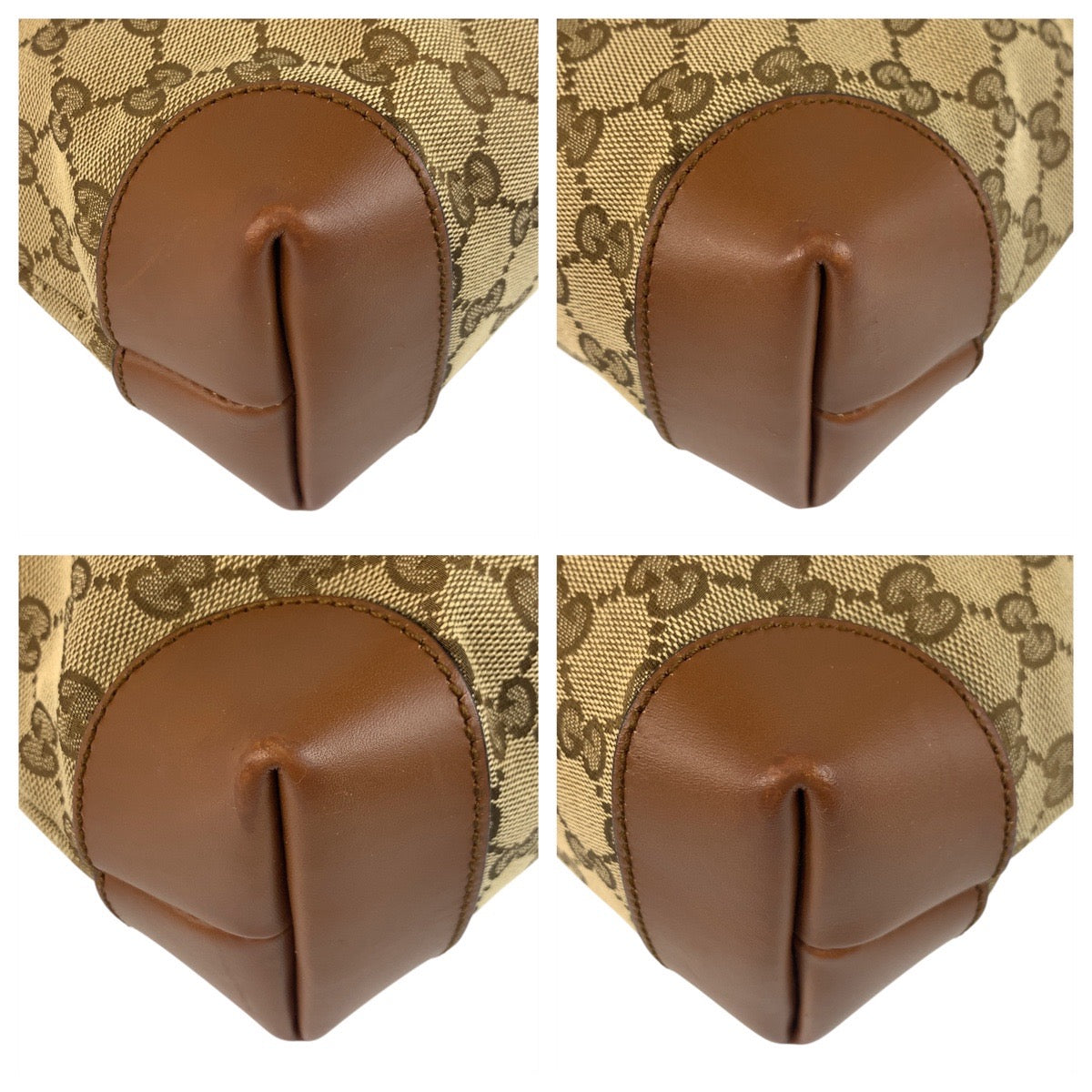 18181
GUCCI グッチ ベージュ ブラウン シルバー金具 GGキャンバス / レザー 337598 ショルダーバッグ メッセンジャーバッグ  レディース ABP40