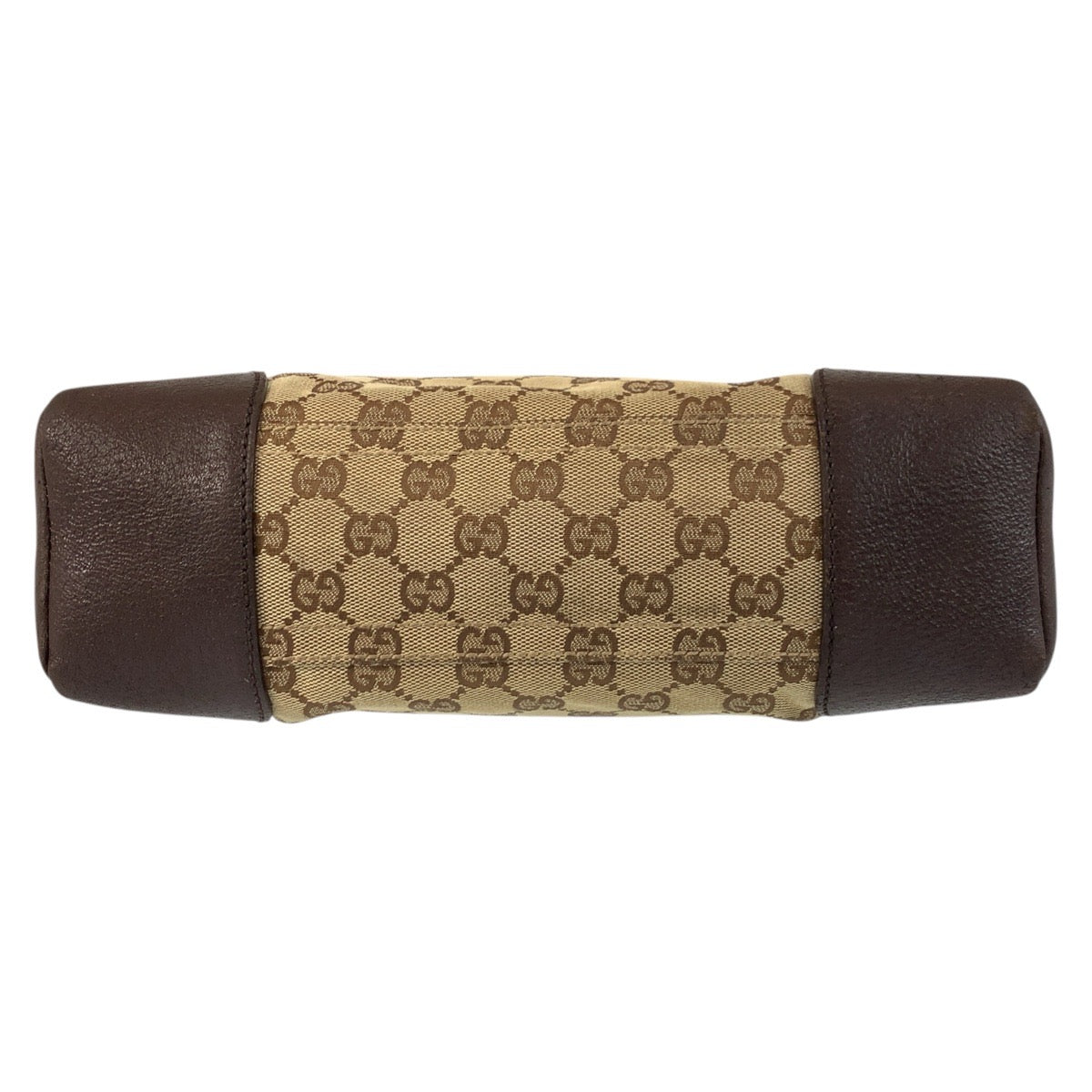 18182
GUCCI グッチ ベージュ ブラウン シルバー金具 GGキャンバス / レザー 114273 ショルダーバッグ メッセンジャーバッグ  レディース AB25