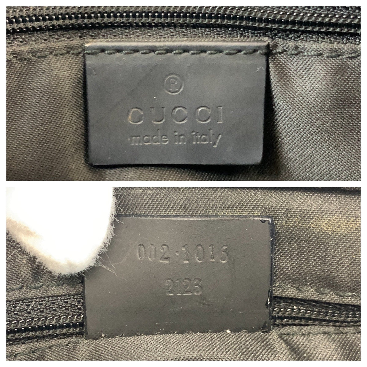 18185
GUCCI グッチ バンブー ブラック 黒 シルバー金具 GGキャンバス 002 1016 ハンドバッグ トートバッグ レディース ABP38