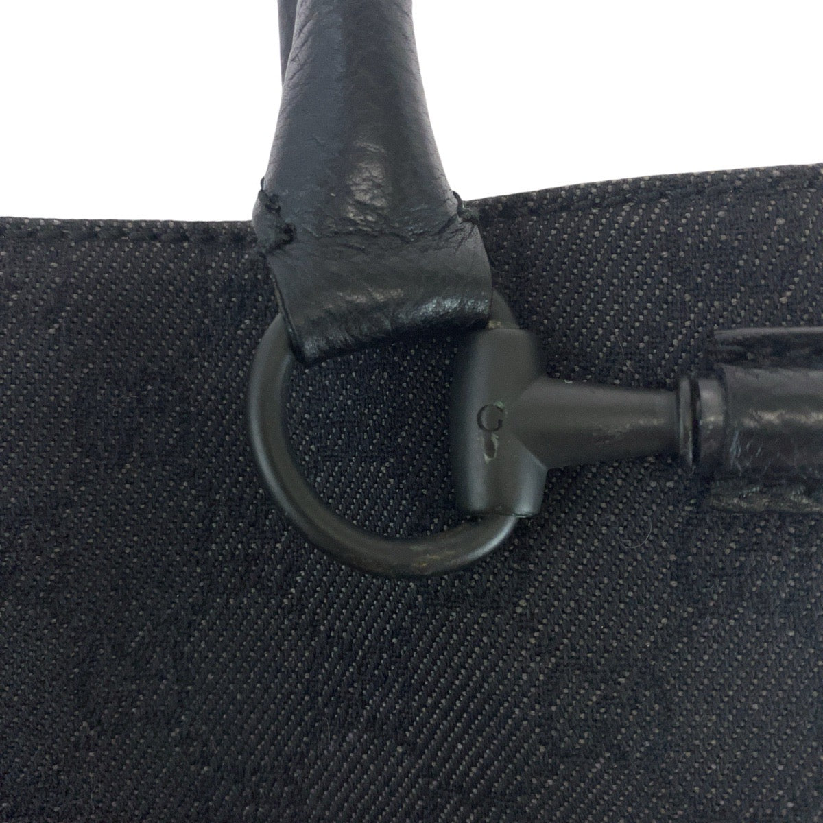 18186
GUCCI グッチ ブラック 黒 GGキャンバス / レザー 101345 ショルダーバッグ トートバッグ  レディース ABP38