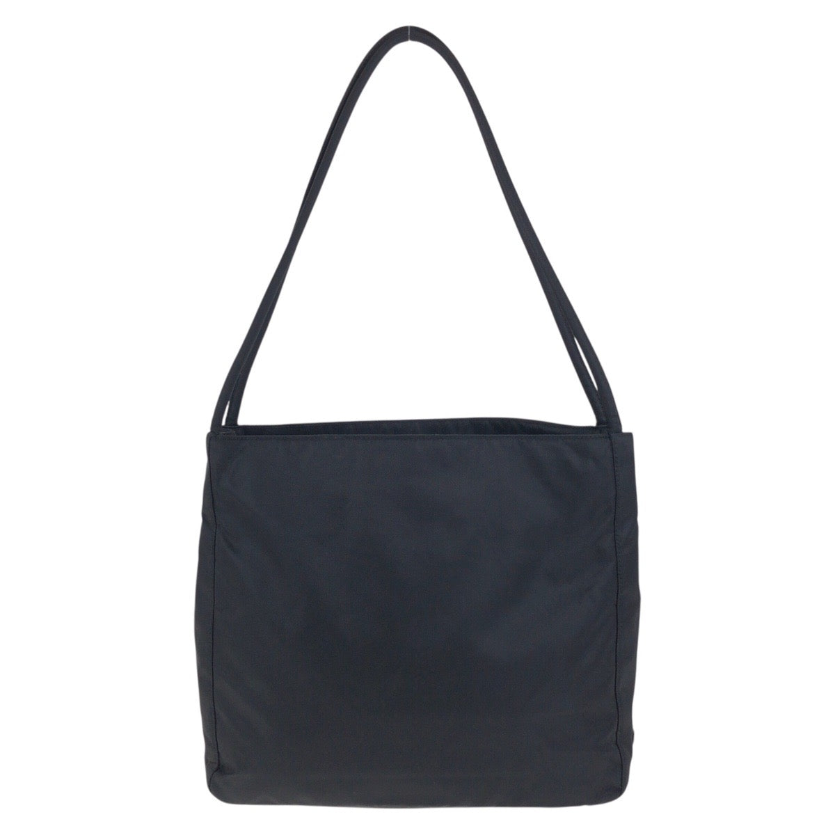 18187
PRADA プラダ テスート 三角ロゴプレート ブラック 黒 シルバー金具 ナイロン トートバッグ ショルダーバッグ レディース ABP39