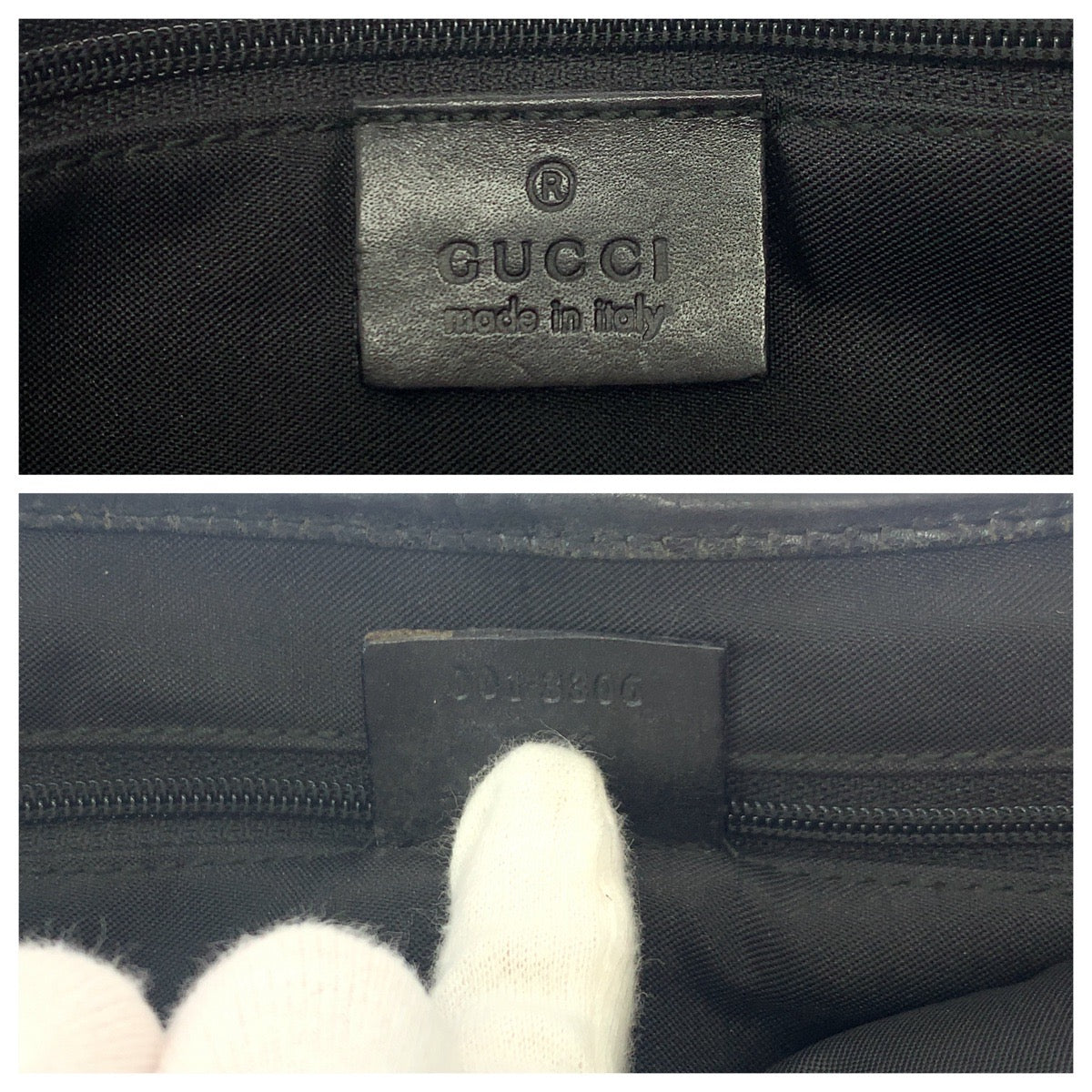 18188
GUCCI グッチ ジャッキー ブラック 黒 シルバー金具 GGキャンバス 001 3306 ホーボー ショルダーバッグ  レディース