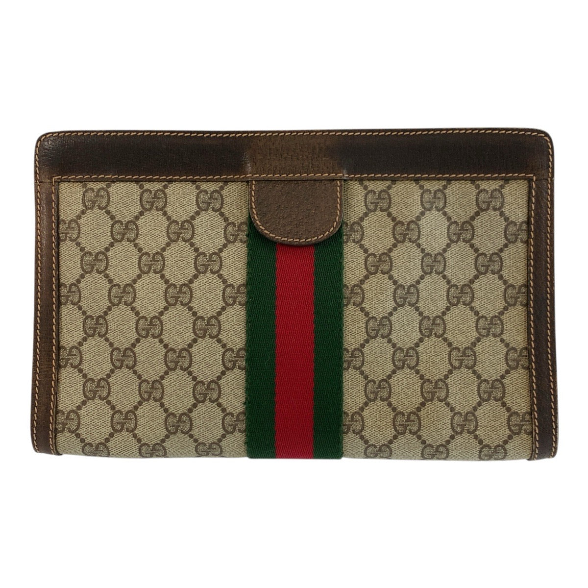 18191
GUCCI グッチ シェリーライン オールドグッチ ベージュ ブラウン GGスプリームキャンバス / レザー 41 001 2825 28 クラッチバッグ セカンドバッグ  メンズ AB20