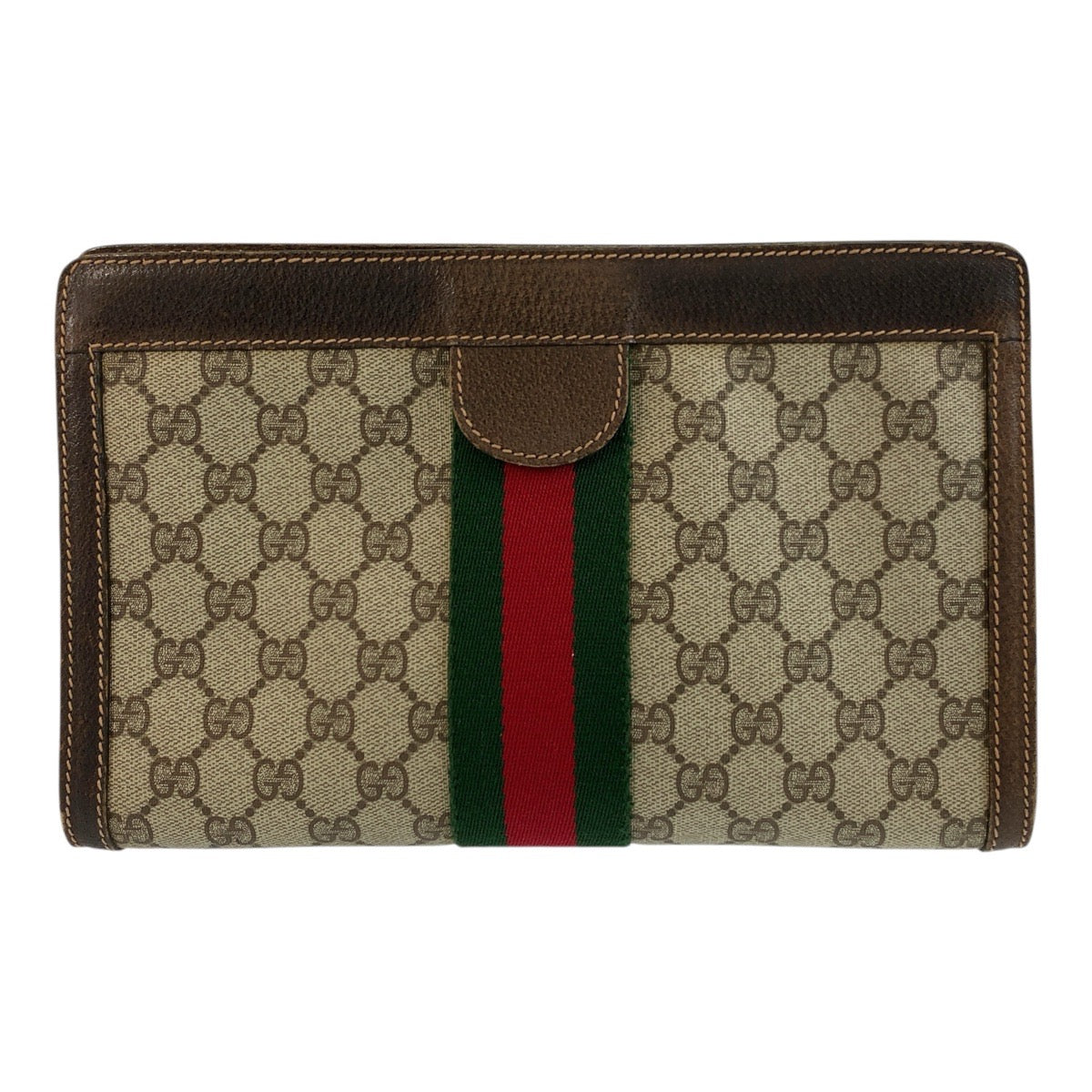 18191
GUCCI グッチ シェリーライン オールドグッチ ベージュ ブラウン GGスプリームキャンバス / レザー 41 001 2825 28 クラッチバッグ セカンドバッグ  メンズ AB20