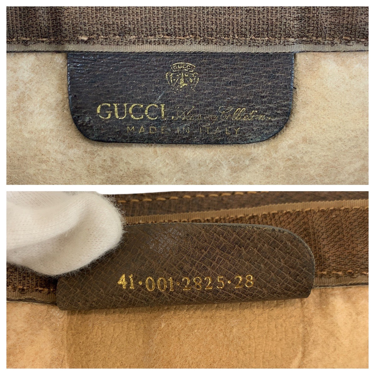 18191
GUCCI グッチ シェリーライン オールドグッチ ベージュ ブラウン GGスプリームキャンバス / レザー 41 001 2825 28 クラッチバッグ セカンドバッグ  メンズ AB20