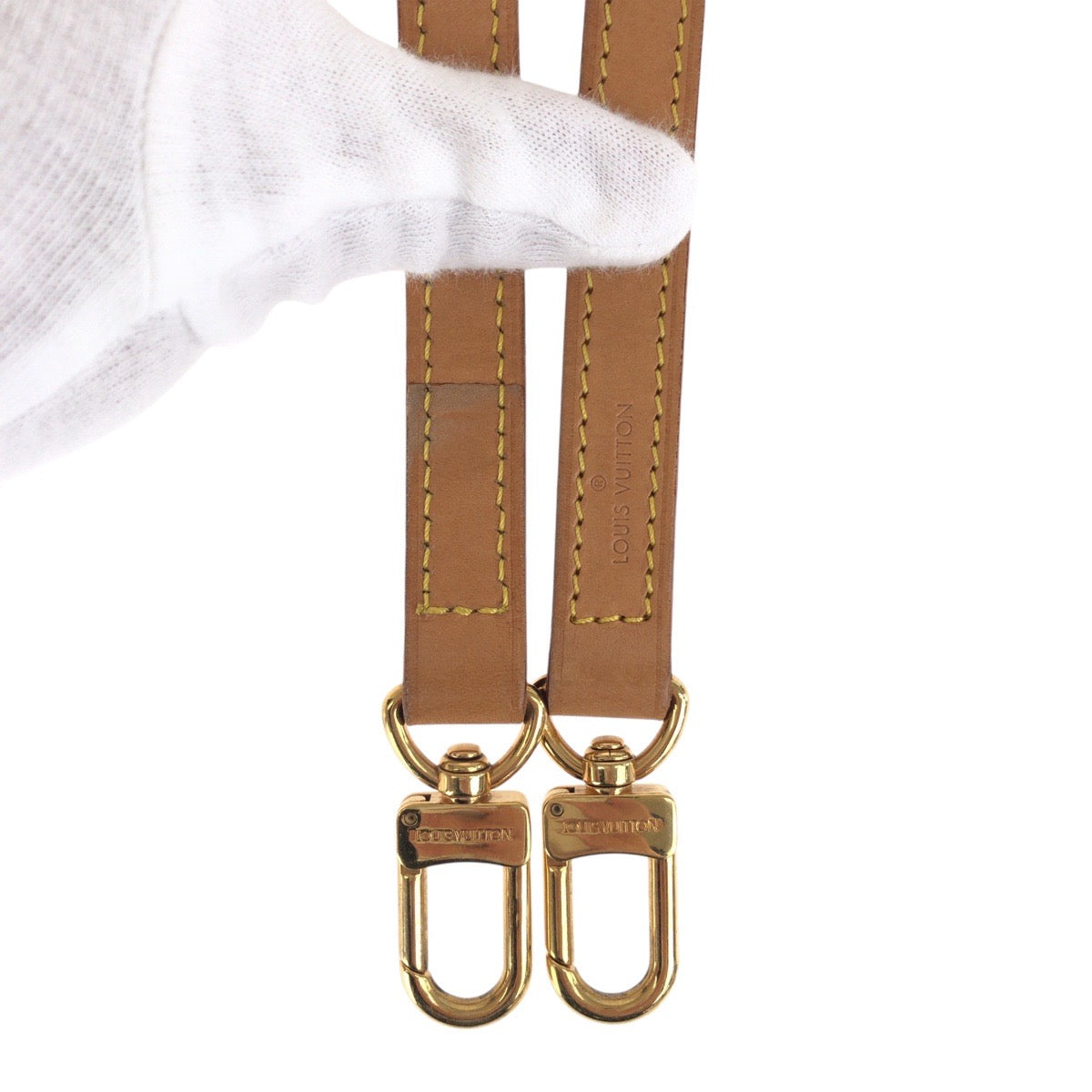 18195
LOUIS VUITTON ルイヴィトン ショルダーストラップのみ ブラウン ゴールド金具 レザー ショルダーバッグ  レディース ABP24