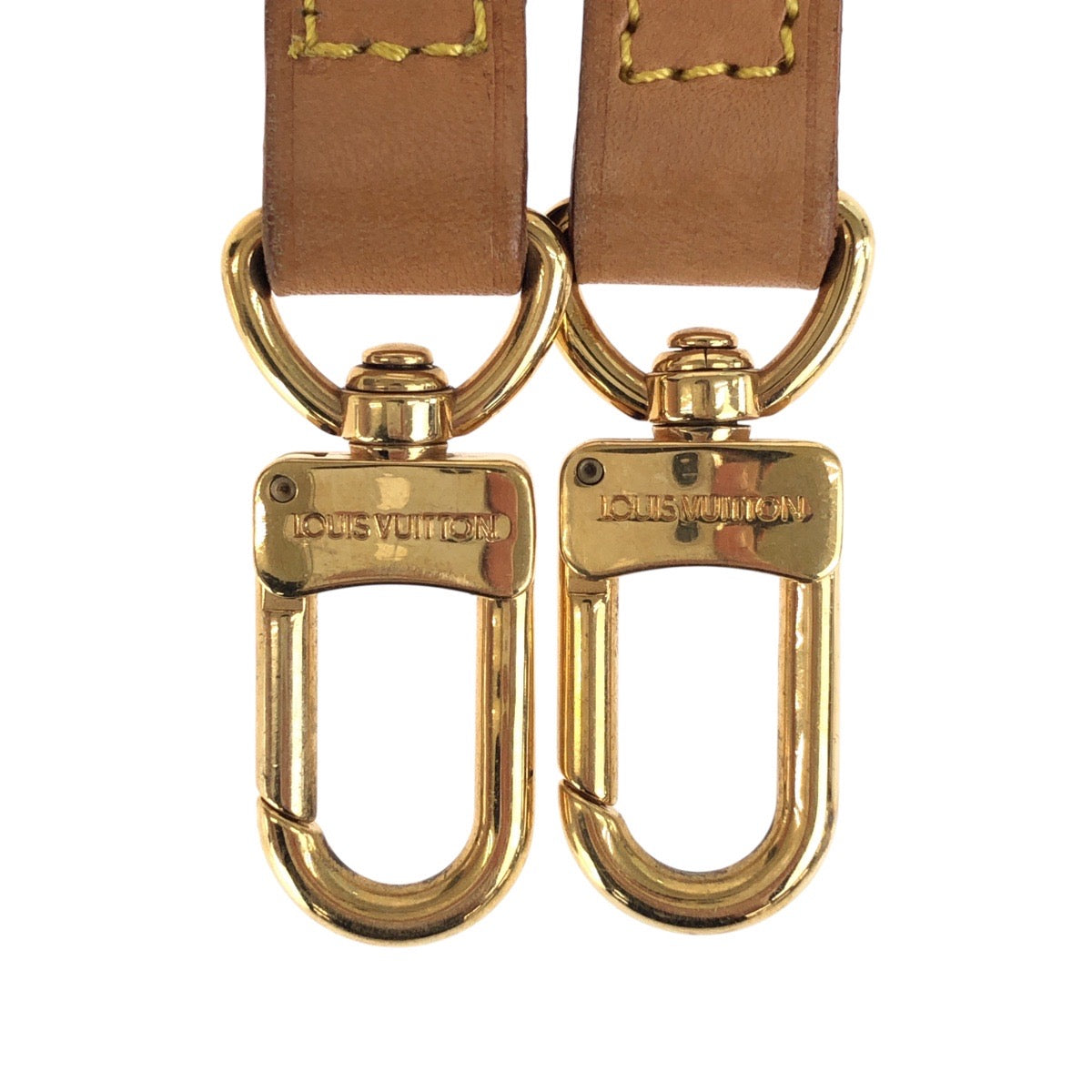 18195
LOUIS VUITTON ルイヴィトン ショルダーストラップのみ ブラウン ゴールド金具 レザー ショルダーバッグ  レディース ABP24
