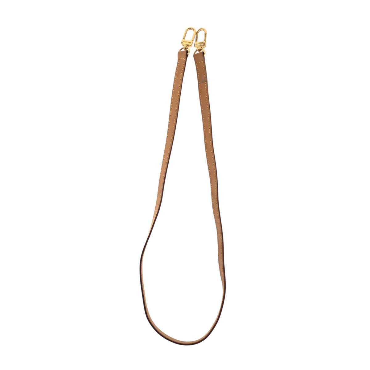 18195
LOUIS VUITTON ルイヴィトン ショルダーストラップのみ ブラウン ゴールド金具 レザー ショルダーバッグ  レディース ABP24