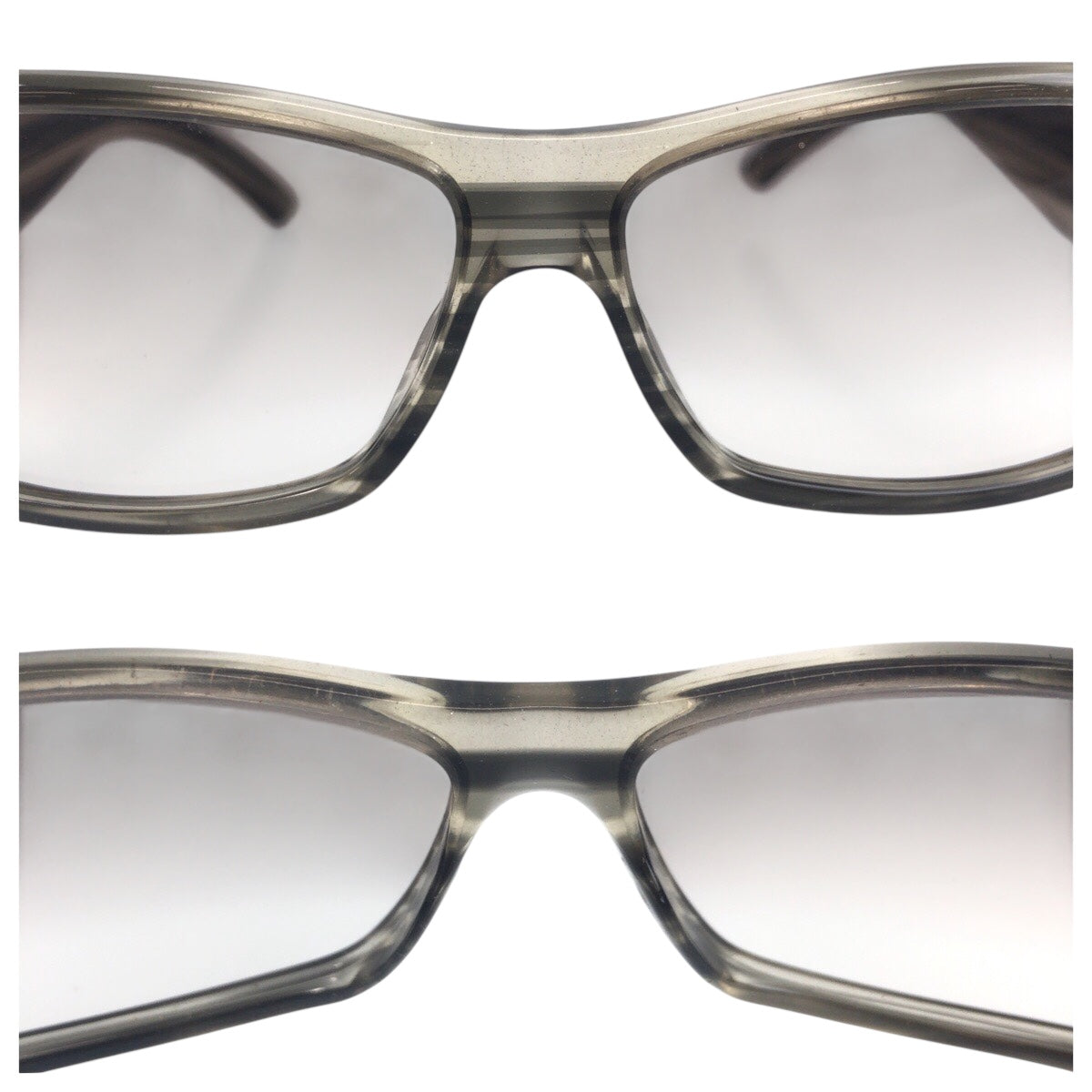 18196
GUCCI グッチ ラメ インターロッキング クリア グレー シルバー金具 プラスチック GG 2935/S RDZLE 60◻︎12 125 サングラス 男女兼用 スクエア  メンズ ABP