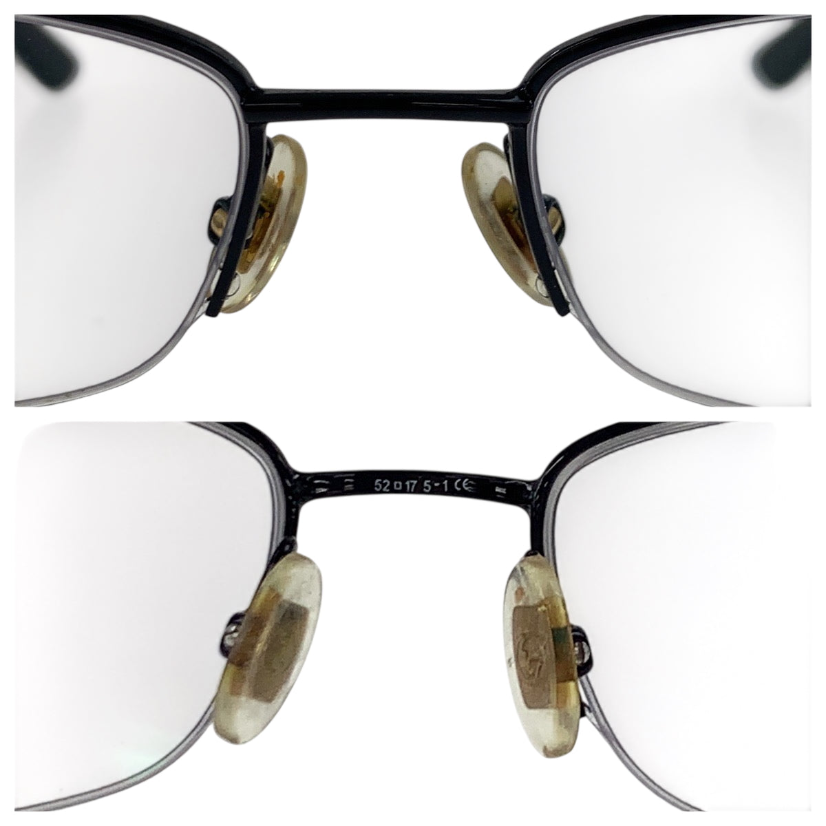 18201
GUCCI グッチ ブラック ブラウン チタン GG4245 メガネ  メンズ A16