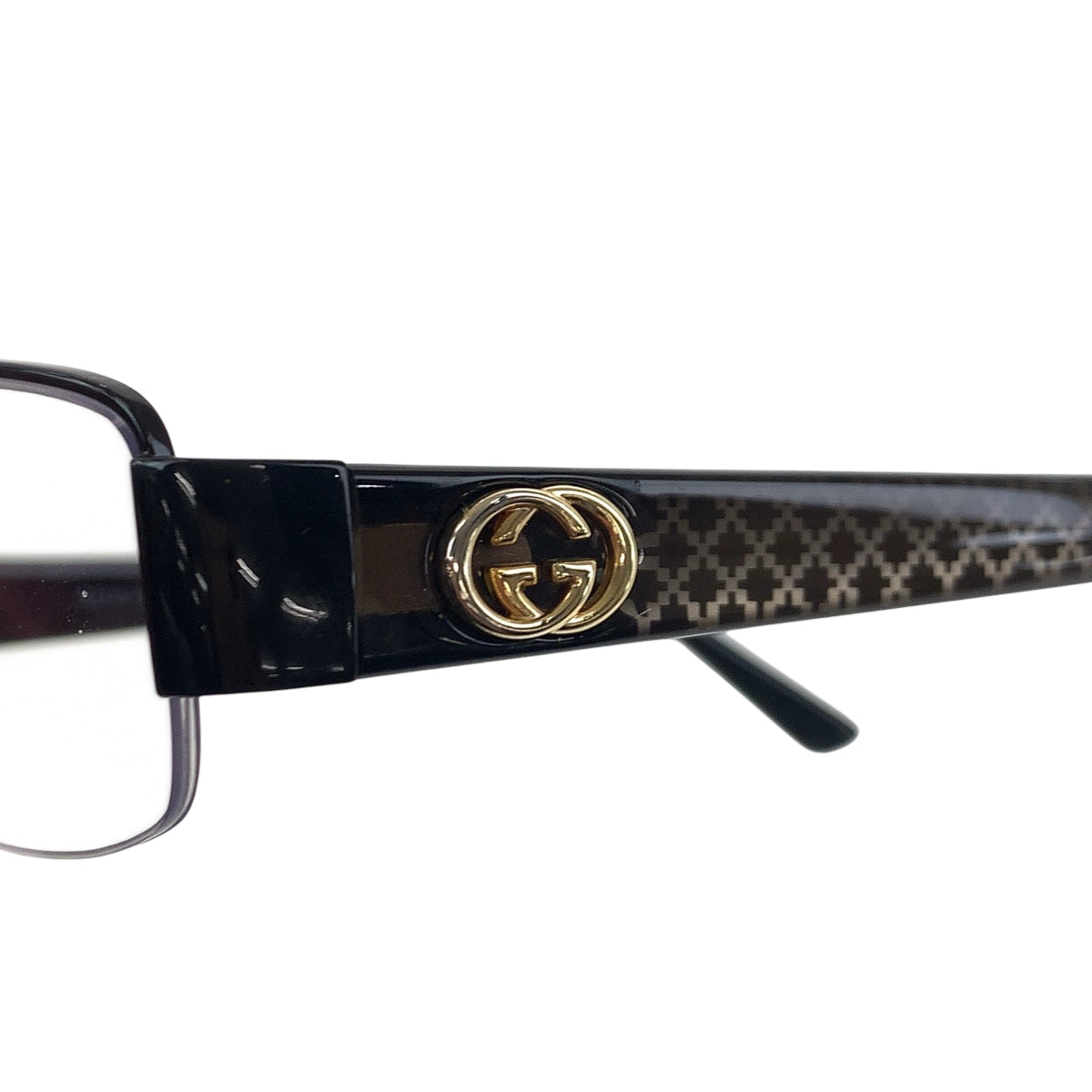 18201
GUCCI グッチ ブラック ブラウン チタン GG4245 メガネ  メンズ A16