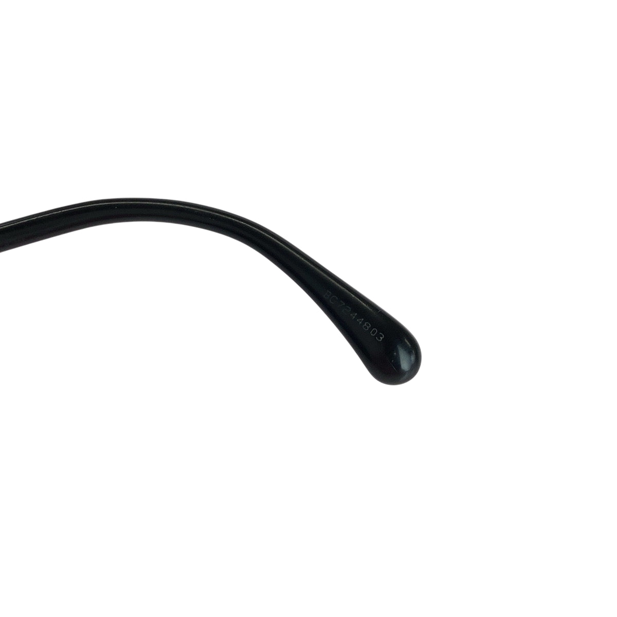 18203
CHANEL シャネル ブラック 黒 ホワイト シルバー金具 プラスチック 3195 A 53▫︎16 135 メガネフレーム  レディース ABP24