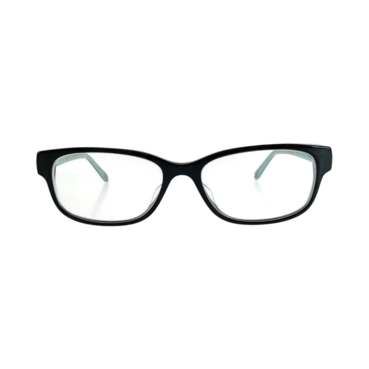 18205
TIFFANY&Co. ティファニー ブラック 黒 ブルー シルバー金具 プラスチック TF2126D 54▫︎16 メガネフレーム  レディース ABP17