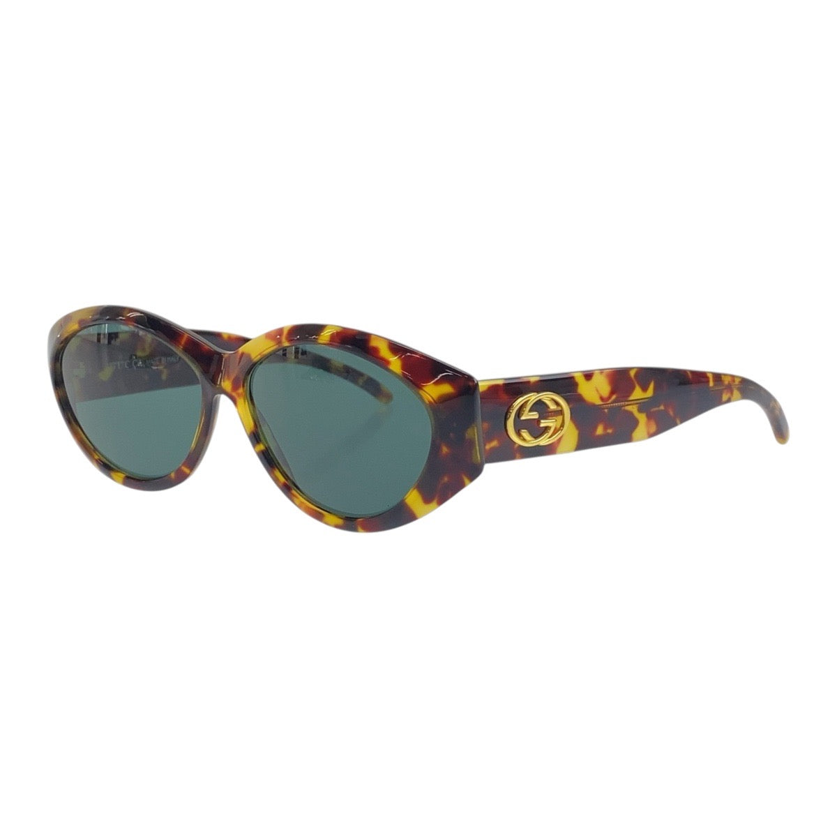 18207
GUCCI グッチ インターロッキング 男女兼用 ブラウン マーブル ゴールド金具 プラスチック GG2195 S 02Y 58 口13 145 サングラス オーバル  レディース A21