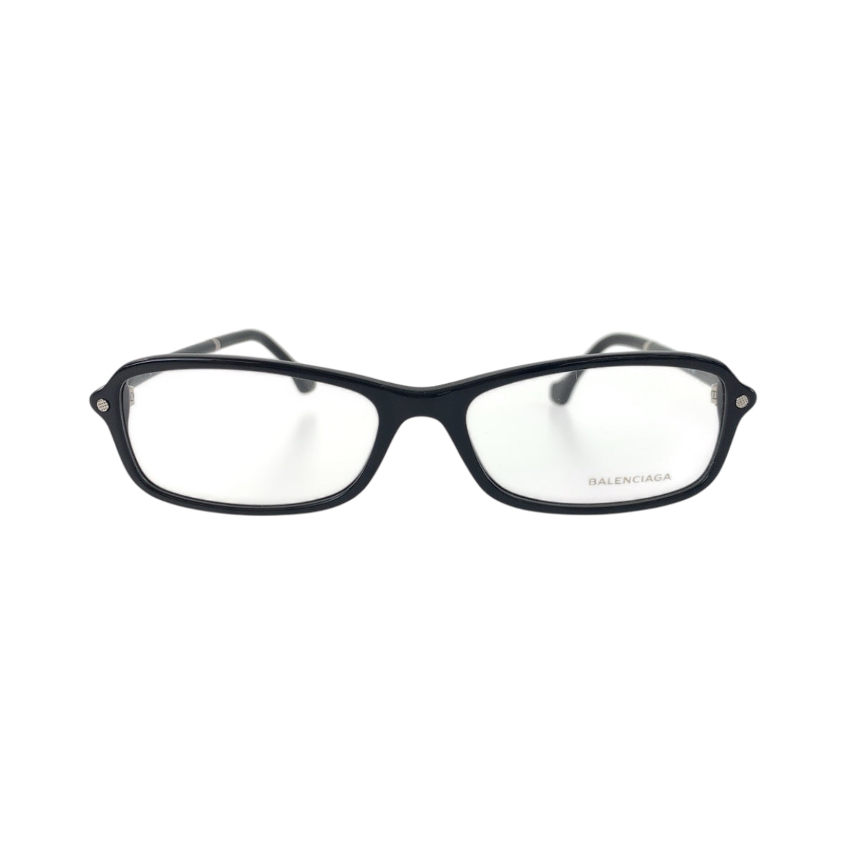 18208
BALENCIAGA バレンシアガ ブラック グレー プラスチック BA5016 メガネ  メンズ A21