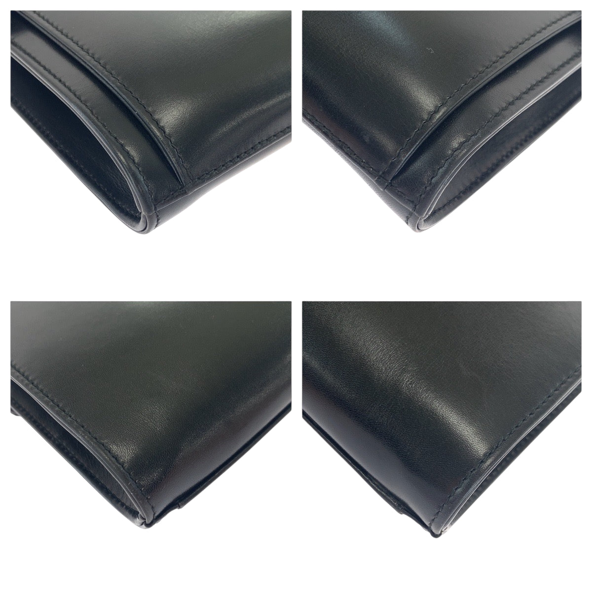 18212
GUCCI グッチ ヴィンテージ オールドグッチ ブラック 黒 ゴールド金具 レザー 26 004 0297 ショルダーバッグ クラッチバッグ 2way  レディース A63