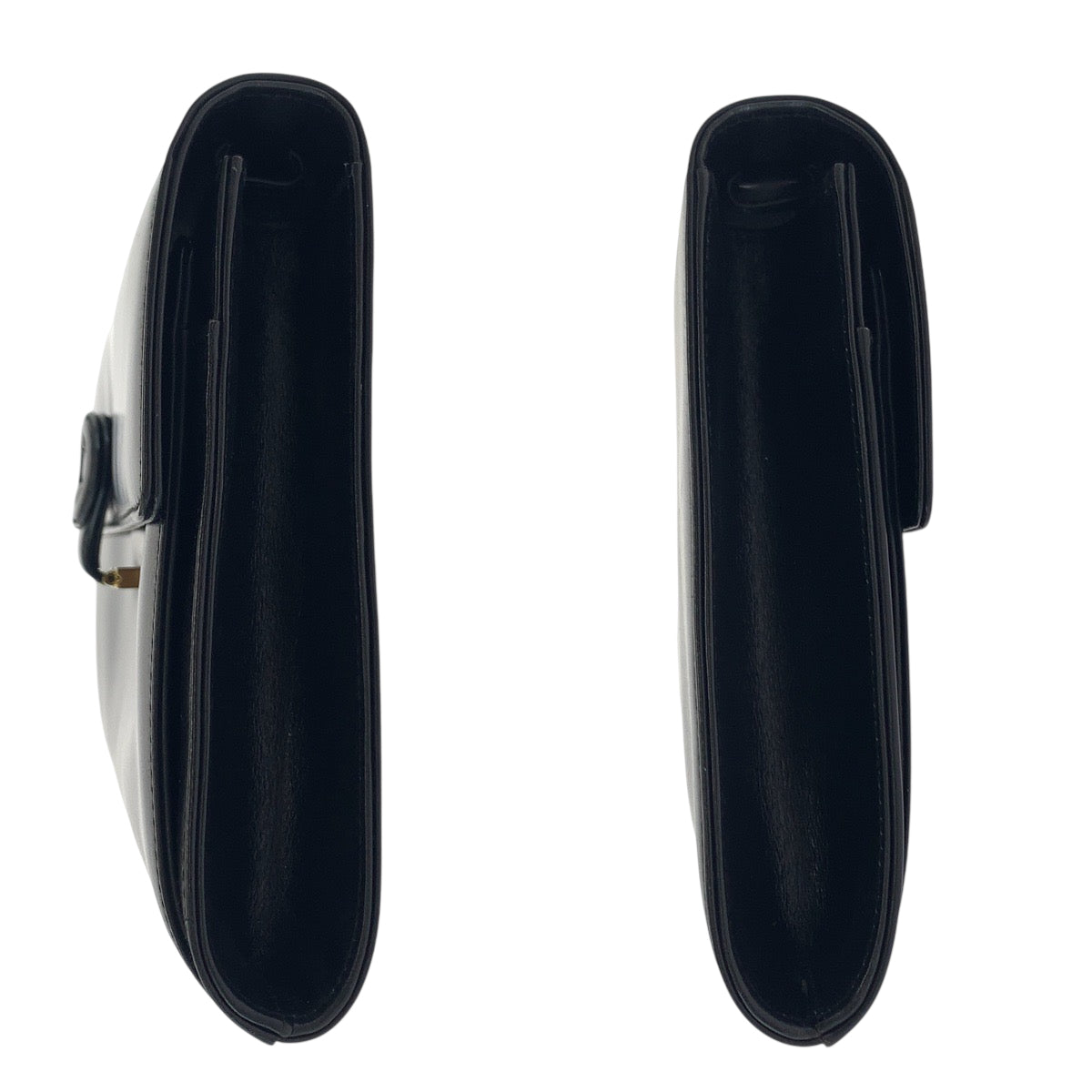 18212
GUCCI グッチ ヴィンテージ オールドグッチ ブラック 黒 ゴールド金具 レザー 26 004 0297 ショルダーバッグ クラッチバッグ 2way  レディース A63