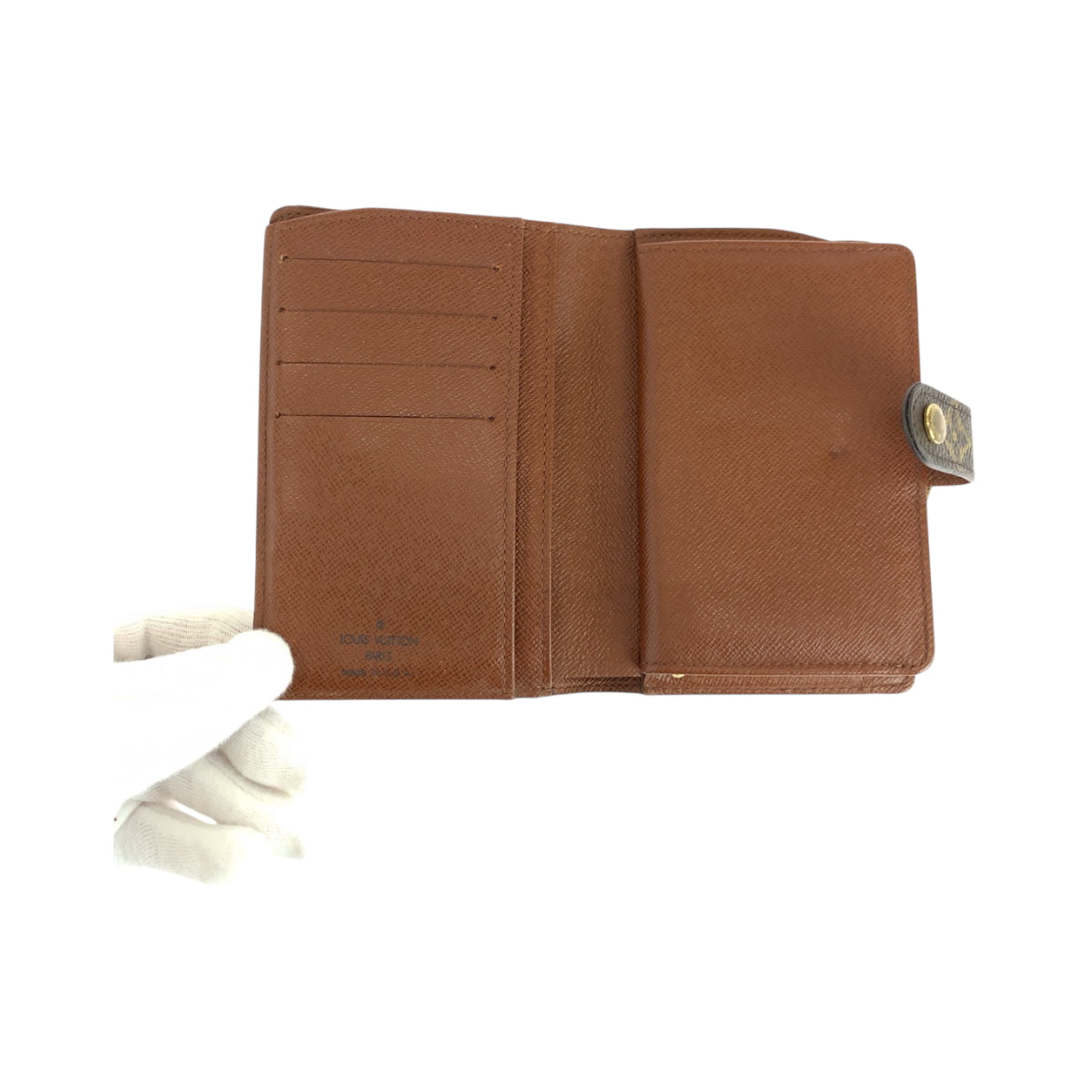 18255
LOUIS VUITTON Monogram Portemonnaie Billet Viennois Brown Gold Hardware PVC M61663 Bi-fold Wallet Compact Wallet for Women
