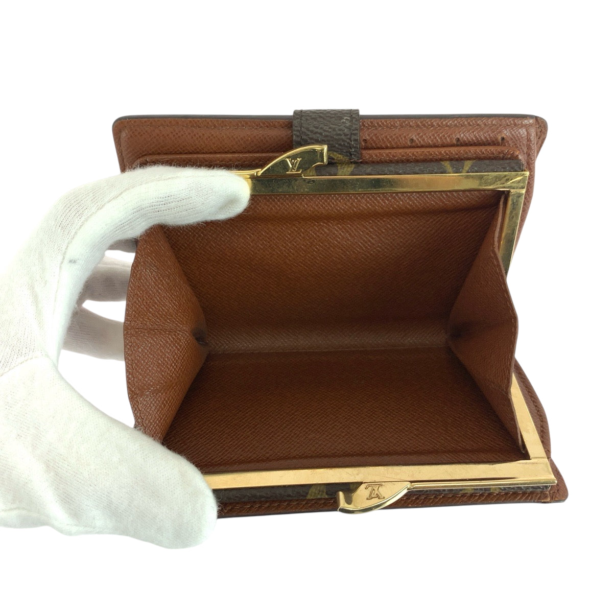 18255
LOUIS VUITTON Monogram Portemonnaie Billet Viennois Brown Gold Hardware PVC M61663 Bi-fold Wallet Compact Wallet for Women