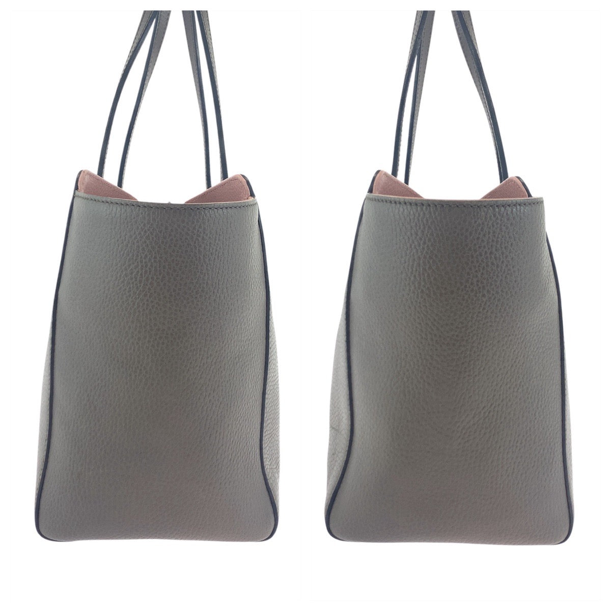 18318
GUCCI グッチ スウィング ブラウン グレージュ ピンク レザー 354408 トートバッグ ショルダーバッグ  レディース ABP52