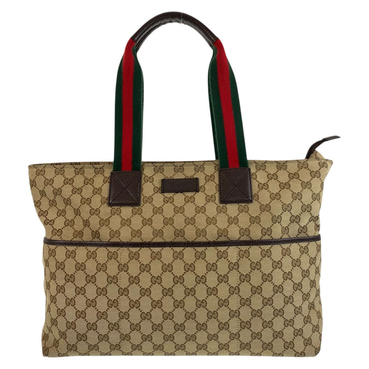 18320
GUCCI グッチ シェリーライン ベージュ ブラウン GGキャンバス 155524 トートバッグ ショルダーバッグ  レディース A64