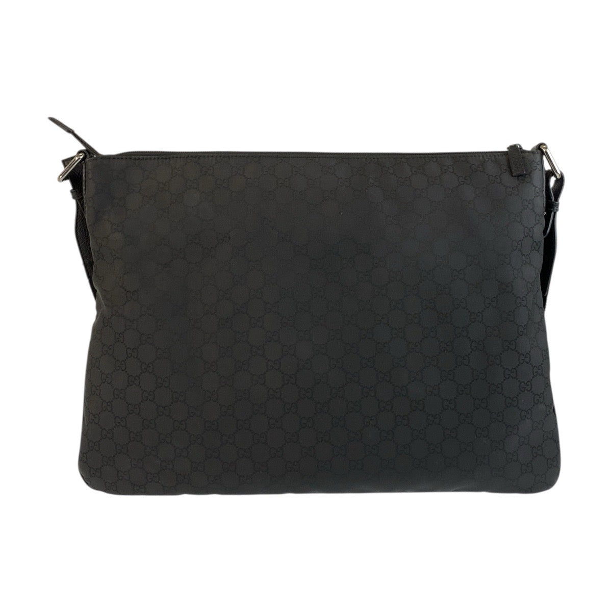 18321
GUCCI グッチ GG柄 ブラック 黒 シルバー金具 ナイロン / レザー 190628 ショルダーバッグ メッセンジャーバッグ  メンズ ABP58